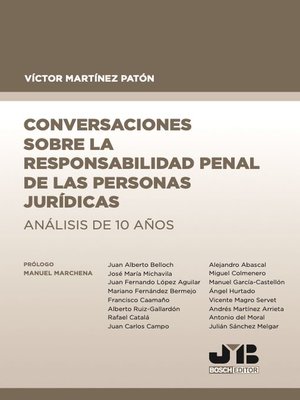 cover image of Conversaciones sobre la responsabilidad penal de las personas jurídicas